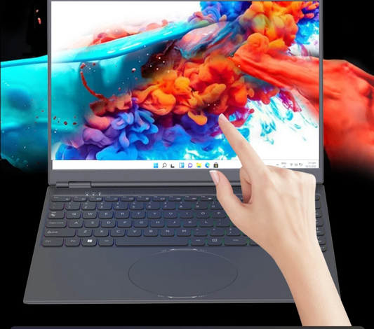 16" High-Performance Laptop – Budget-Friendly for Education, Business & Gaming | Fingerprint & Face Unlock