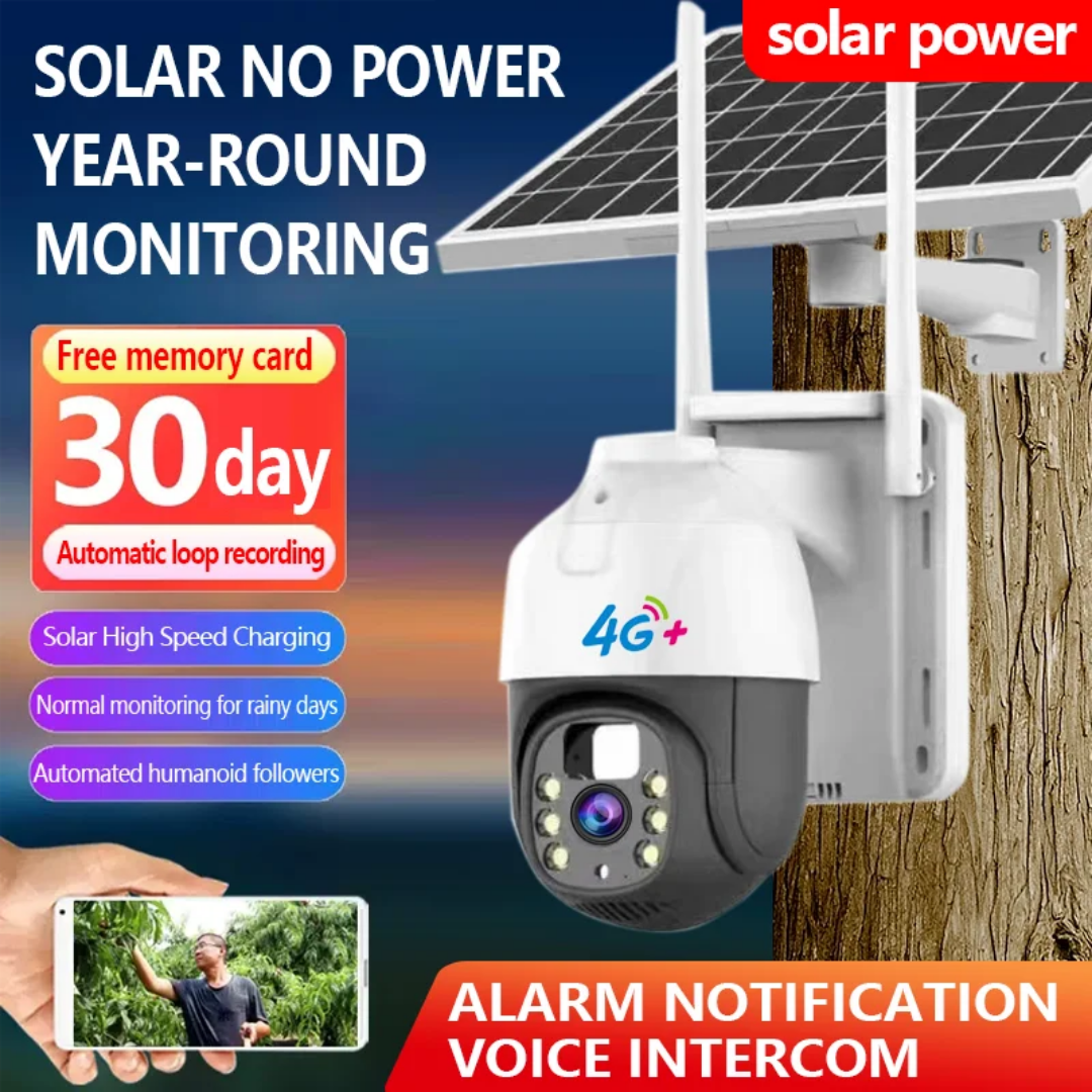 IP66 Outdoor PTZ Camera - 2MP, Night Vision, 2-Way Audio, Motion Detection