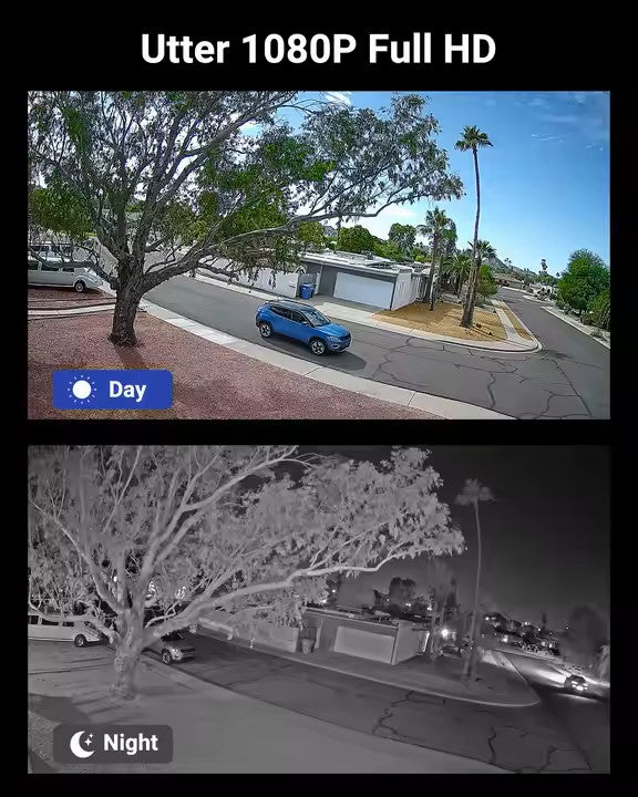 ANNKE 8CH 5MP DVR Security System – 4× 1080P HD TVI Bullet Cameras with Smart IR Night Vision