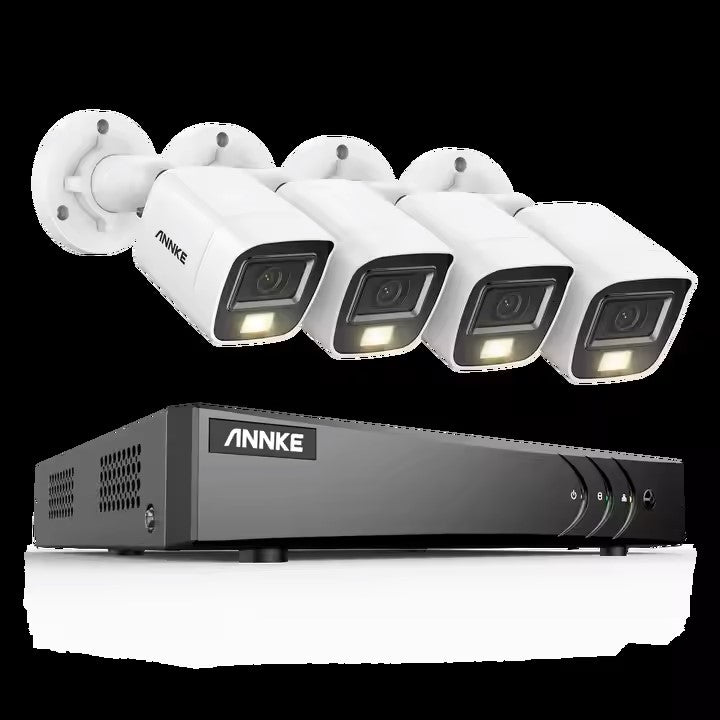 ANNKE 8-Channel 5MP 3K Outdoor Surveillance System – Audio Night Vision CCTV with Advanced DVR