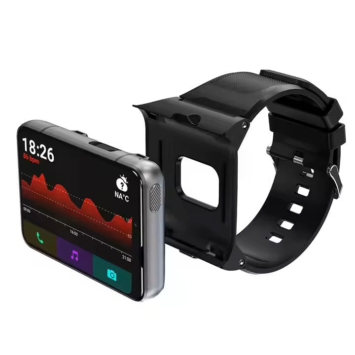 4G LTE Smart Watch Phone – 2.88" HD Display, 4GB RAM + 64GB ROM, 13MP Camera, Detachable Design, 2300mAh Battery