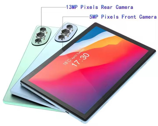 2025 10.1" Android 14 Tablet – 8+128GB, 4G SIM, 5G WiFi, A523 Chip | Budget Business & Entertainment Tablet