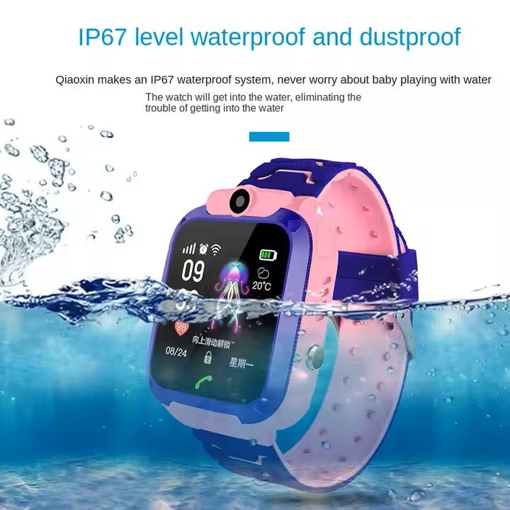 4G Kids Waterproof Smartwatch – GPS Tracker, SIM Support, Long Battery Life, 5th Gen Phone Watch