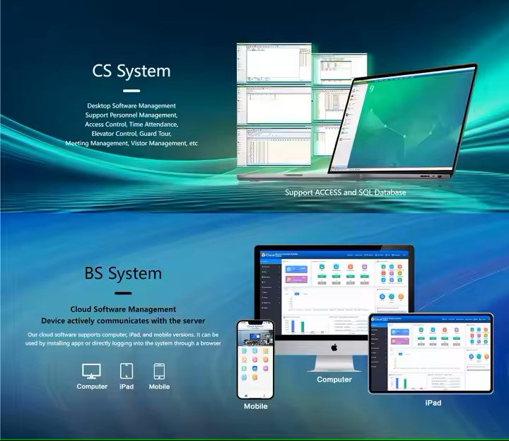 Smart Face Recognition Access Control & Time Attendance System – WiFi, TCP/IP, Optional 4G, Fingerprint, Night Vision & Intercom