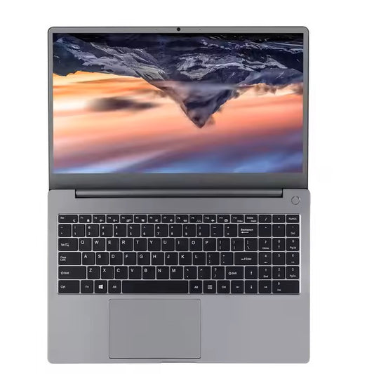 2025 15.6" Ultra-Thin All-Metal Laptop – AMD Ryzen 5 4600H, 16GB RAM, 180° Hinge, Business & Office Ready