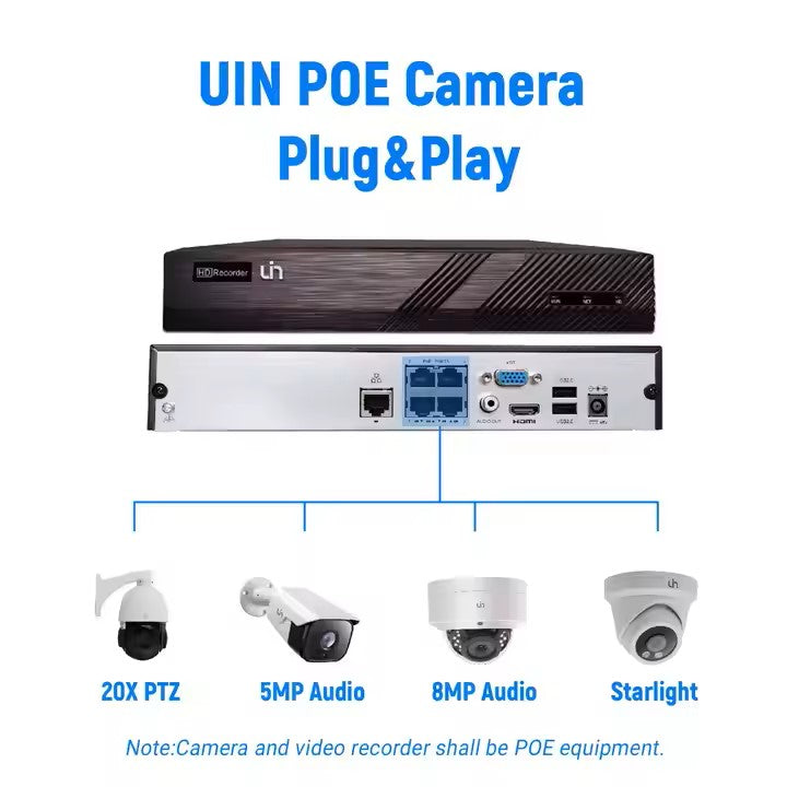 Hot Sale NVR3104-P4 | 4-Channel 4K/8MP Ultra PoE Network Video Recorder