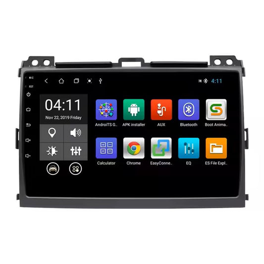 Android Car Stereo for Toyota Land Cruiser Prado 120 (LC120) | Multimedia DVD Player with GPS, Bluetooth, CarPlay