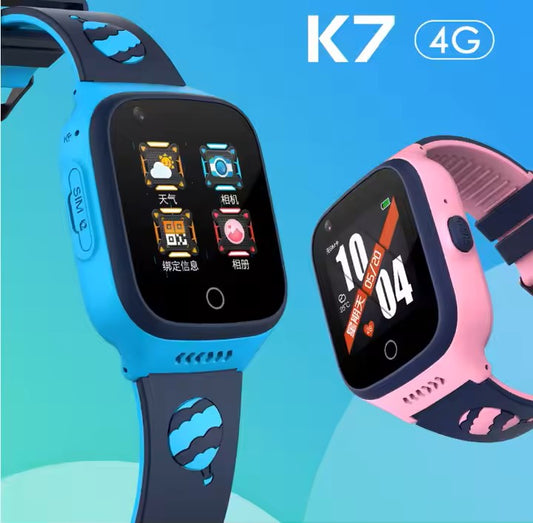 4G Kids Waterproof Smartwatch – GPS Tracker, SIM Support, Long Battery Life, 5th Gen Phone Watch