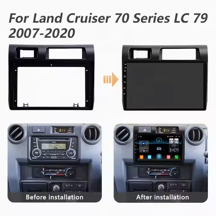 Android Car Stereo for Toyota Land Cruiser 70 Series LC79 (2007β2020) | Quad-Core, 32GB, GPS Navigation, WiFi, Multimedia Audio