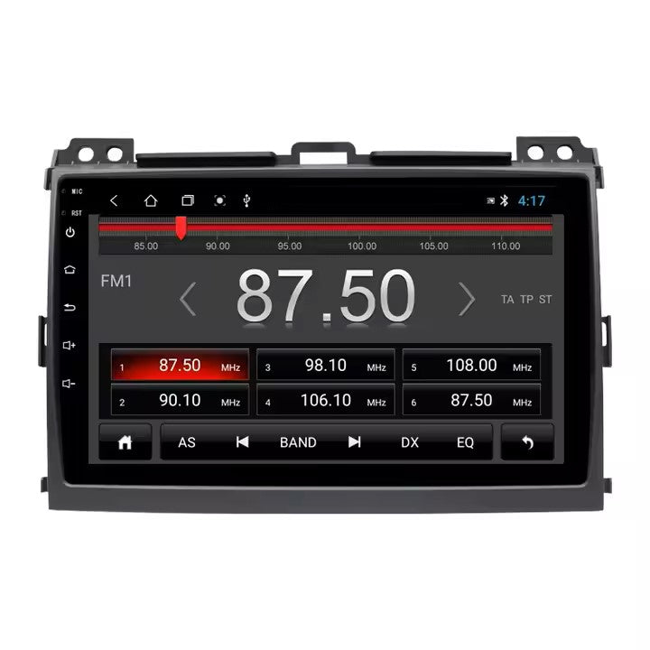 Android Car Stereo for Toyota Land Cruiser Prado 120 (LC120) | Multimedia DVD Player with GPS, Bluetooth, CarPlay