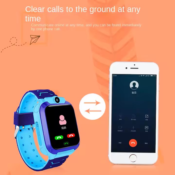 4G Kids Waterproof Smartwatch – GPS Tracker, SIM Support, Long Battery Life, 5th Gen Phone Watch