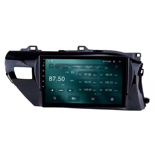 9" Android Car Radio Multimedia Player for Toyota Hilux RHD 2016–2018 | 4-Core, 2+32GB, Bluetooth 5.4, DVD, GPS